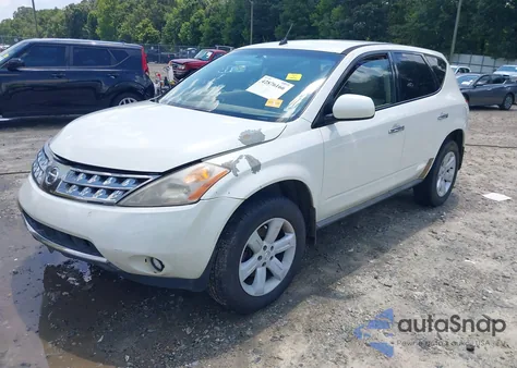 2006 Nissan Murano S из США, поврежденный, VIN JN8AZ08T16W419560